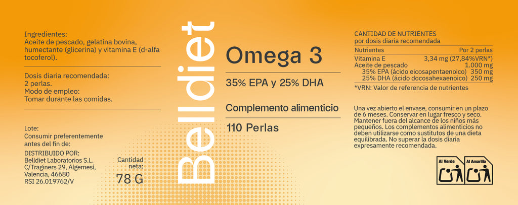 OMEGA 3  35/25 500 MG 110 PERLAS