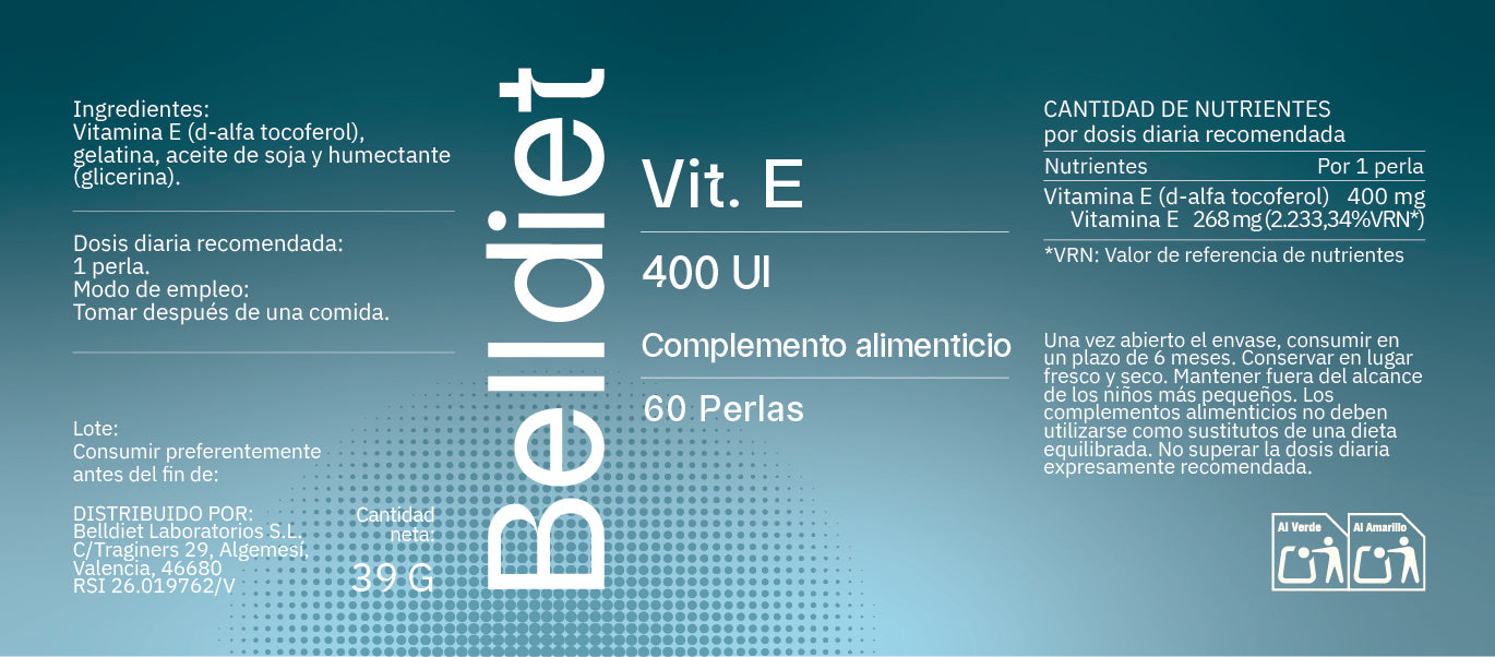 VITAMINA E 60 PERLAS