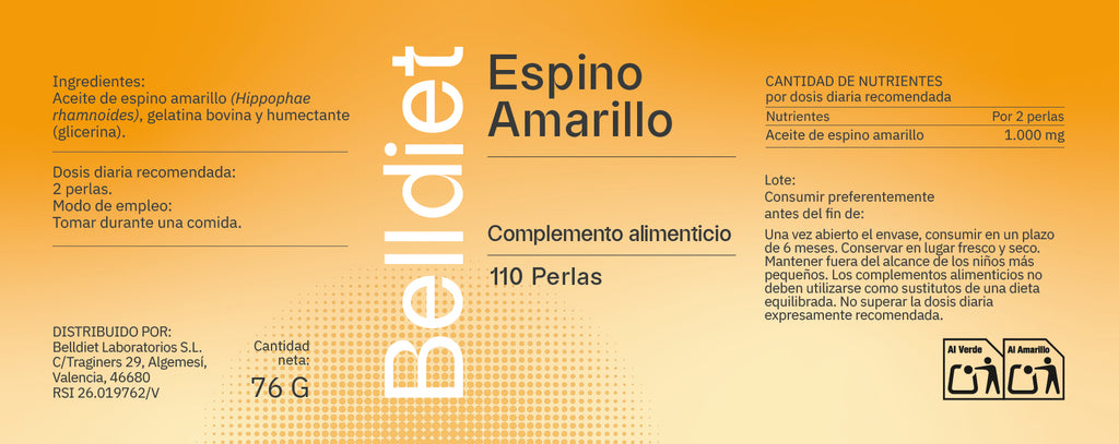 OMEGA 7 ESPINO AMARILLO 110 PERLAS