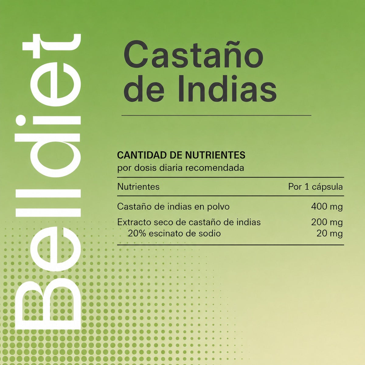 CASTAÑO DE INDIAS 45 CAPS VEGETALES Alta concentración - 6