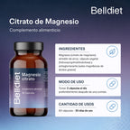 CITRATO MAGNESIO 60 CAPS VEGETALES - 4