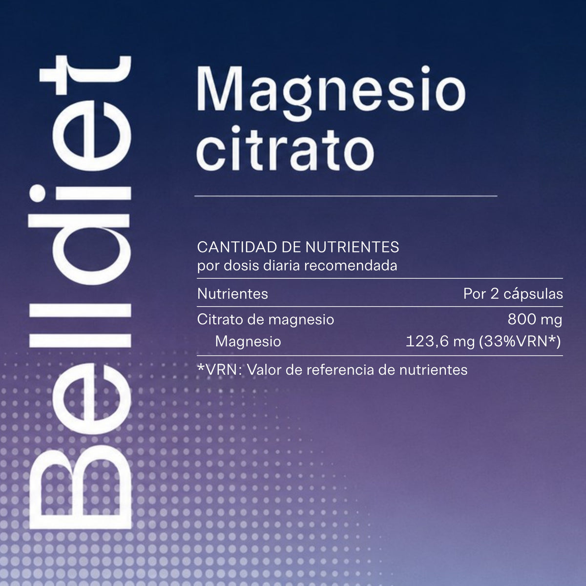 CITRATO MAGNESIO 60 CAPS VEGETALES - 6