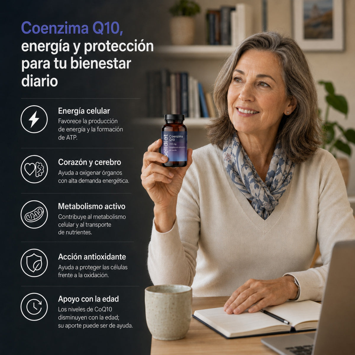COENZIMA Q10 200 MG 45 PERLAS - 3
