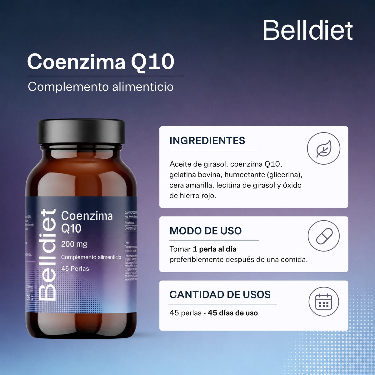 COENZIMA Q10 200 MG 45 PERLAS - 4