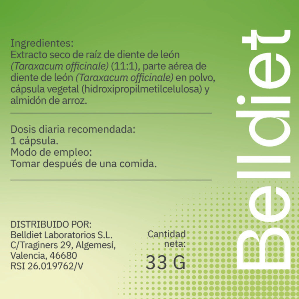 DIENTE DE LEON 45 CAPS VEGETALES Alta concentración - 7