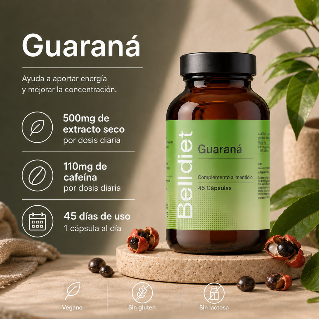 GUARANA 45 CAPS VEGETALES Alta concentración - 2