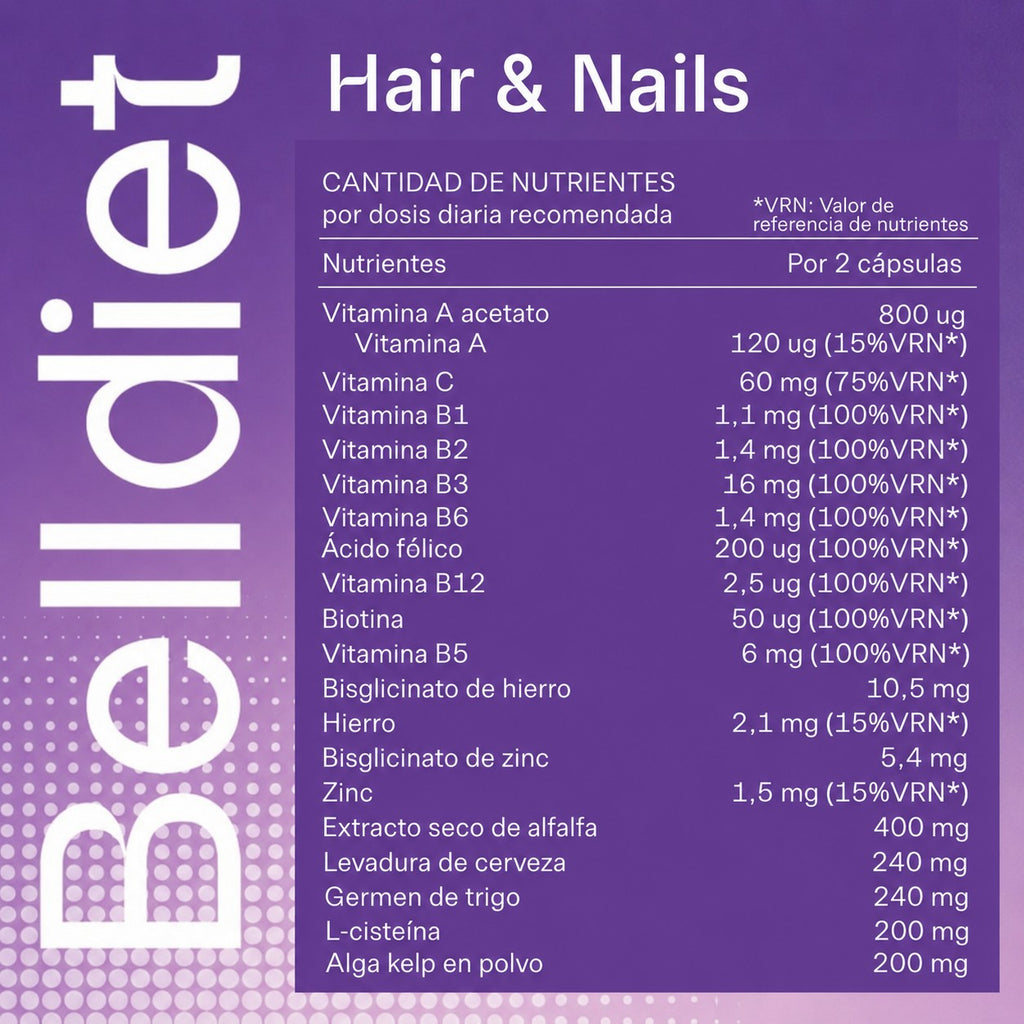 HAIR 8.0 45 CAPS VEGETALES - 6