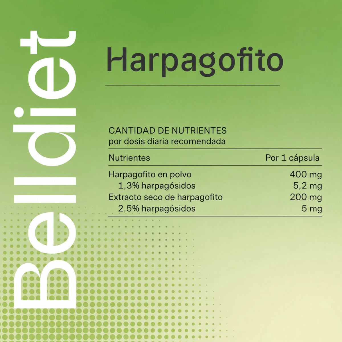 HARPAGOFITO 45 CAPS VEGETALES Alta concentración - 6