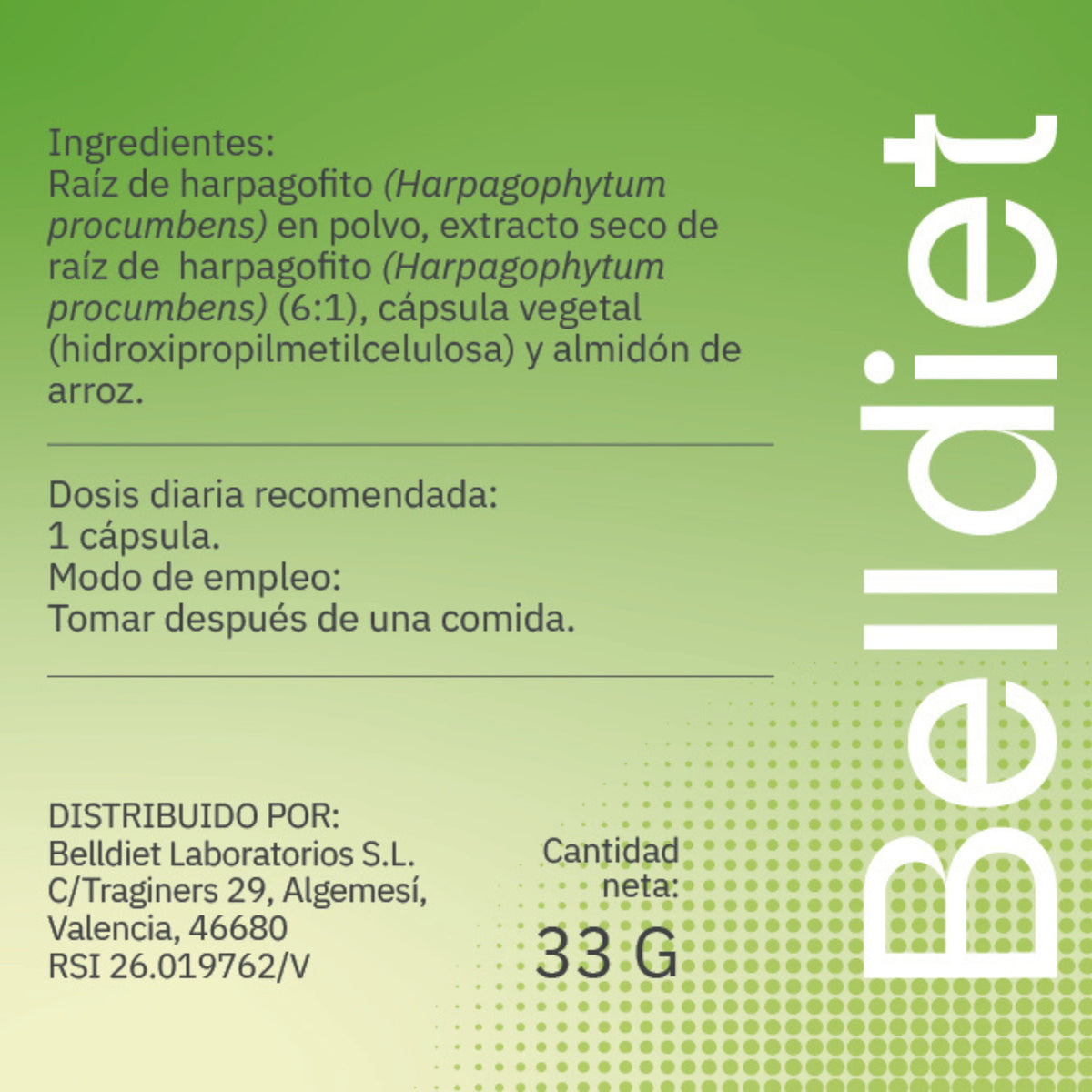 HARPAGOFITO 45 CAPS VEGETALES Alta concentración - 7