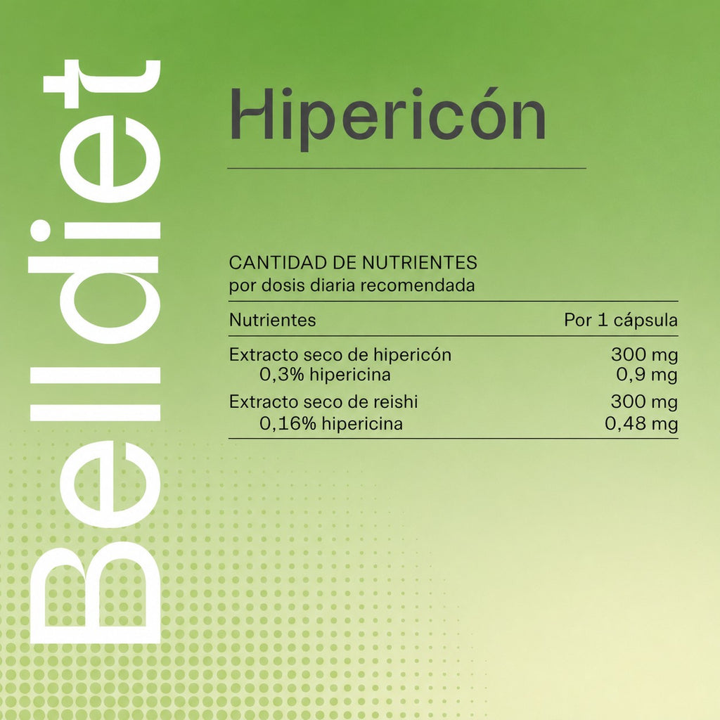 HIPERICO 45 CAPS VEGETALES Alta concentración - 6