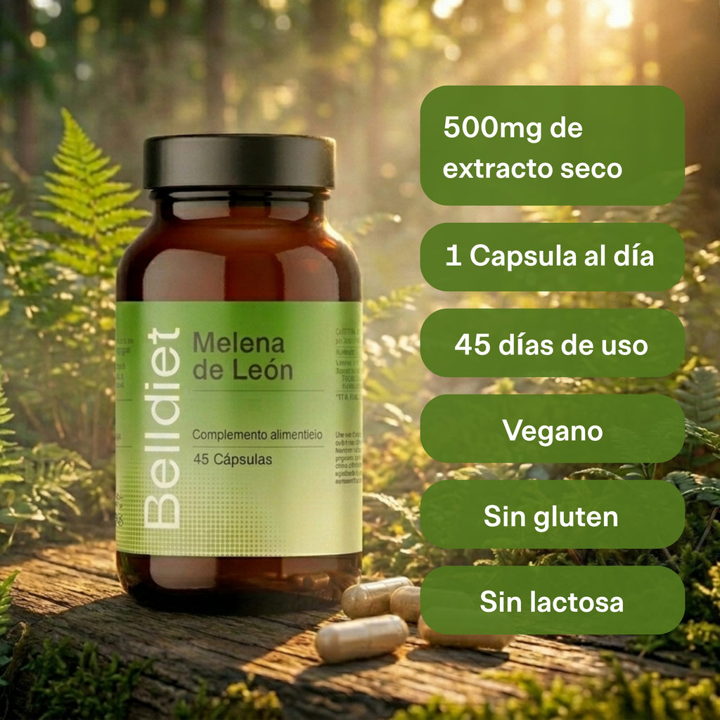 MELENA DE LEON 45 CAPS VEGETALES - 2
