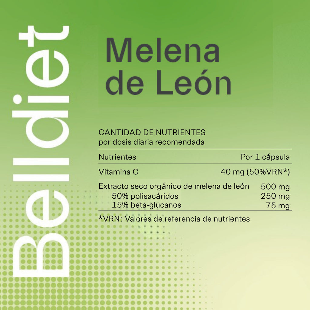 MELENA DE LEON 45 CAPS VEGETALES - 6