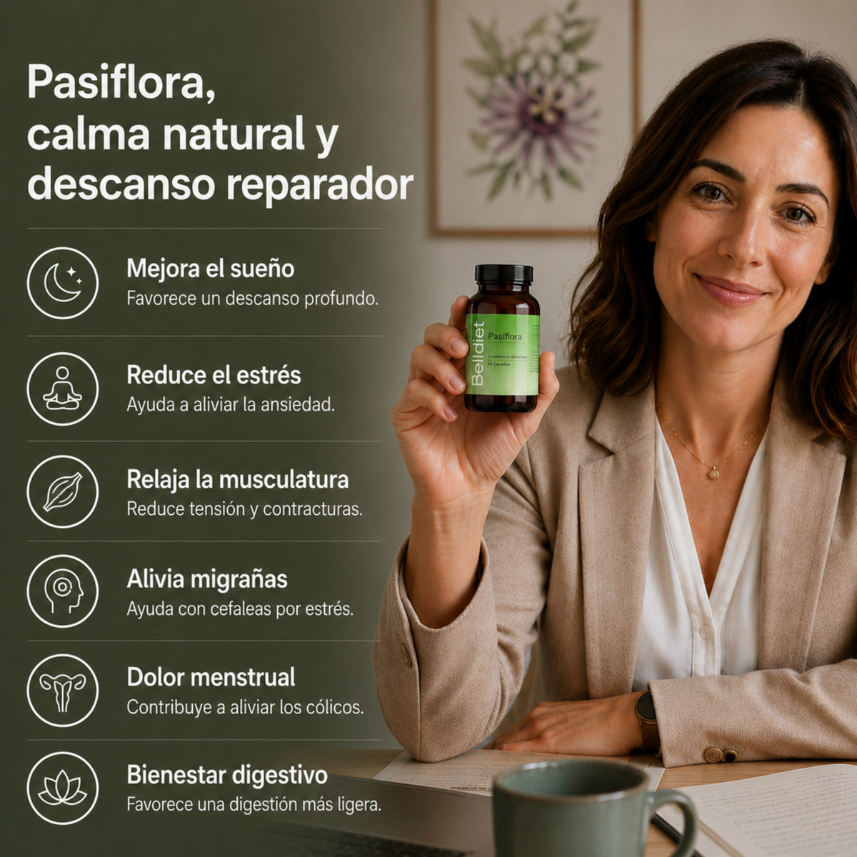 PASIFLORA 45 CAPS VEGETALES Alta concentración - 3
