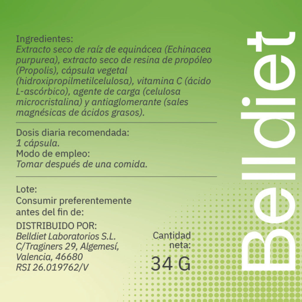 PROPOLIS + ECHINACEA 45 CAPS VEGETA Alta concentración - 7
