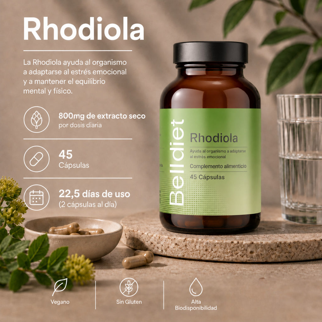 RHODIOLA 45 CAPS VEGETALES Alta concentración - 2
