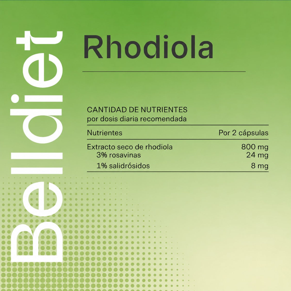 RHODIOLA 45 CAPS VEGETALES Alta concentración - 6