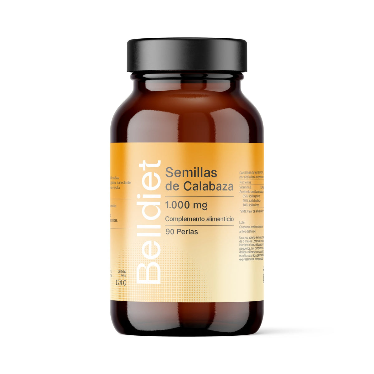 SEMILLAS DE CALABAZA 90 PERLAS 1000 MG