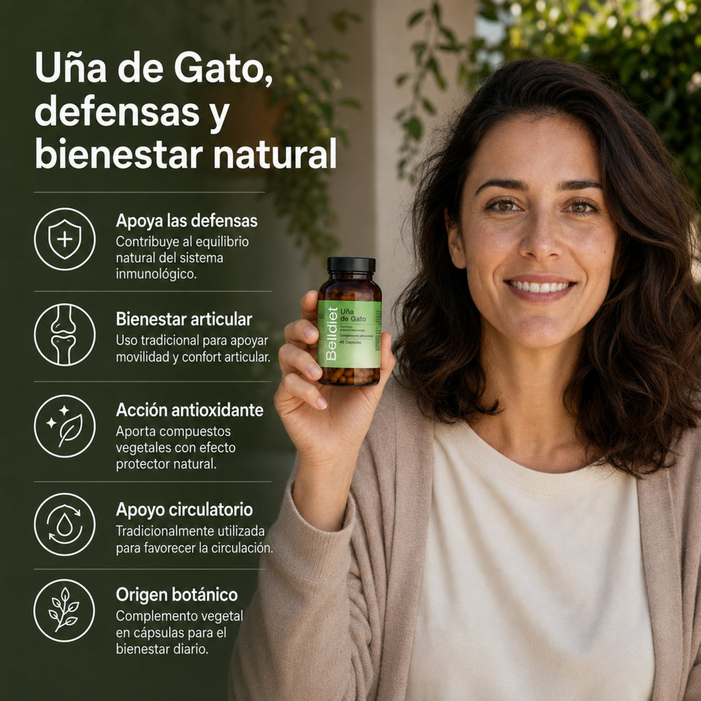 UÑA DE GATO 45 CAPS VEGETALES Alta concentración - 3