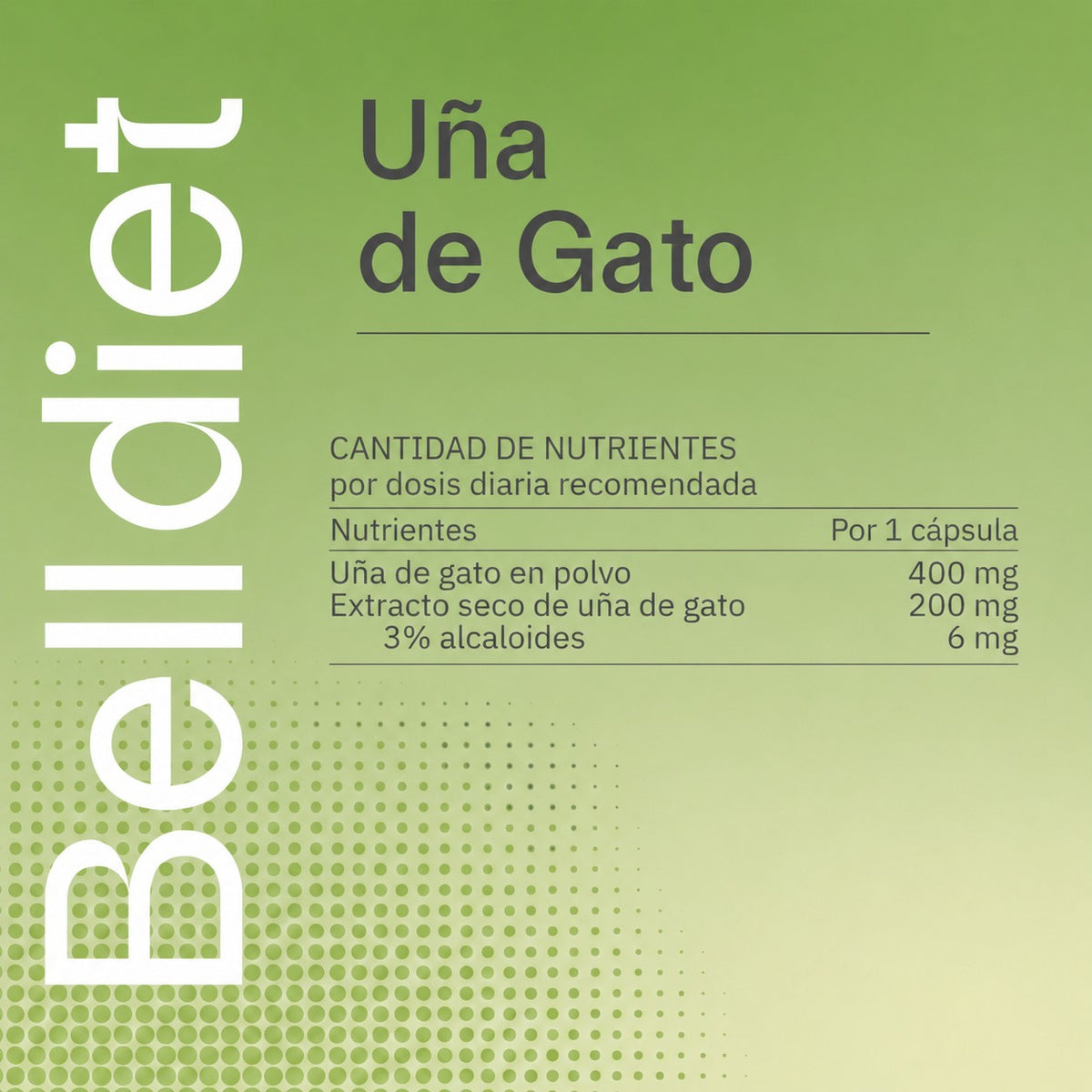 UÑA DE GATO 45 CAPS VEGETALES Alta concentración - 6