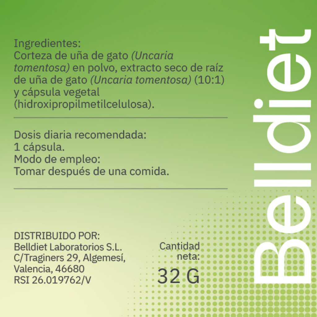 UÑA DE GATO 45 CAPS VEGETALES Alta concentración - 7