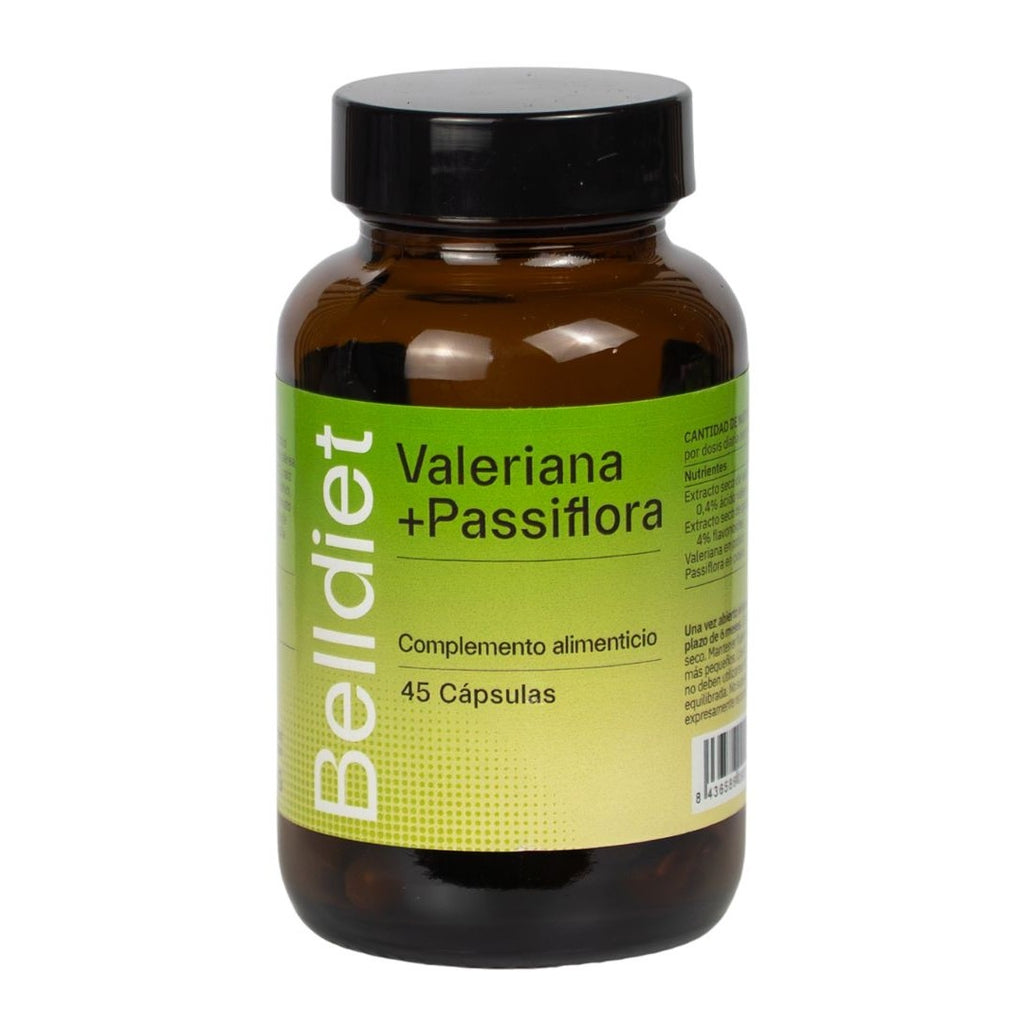 VALERIANA Y PASIFLORA 45 CAPS VEGET Alta concentración