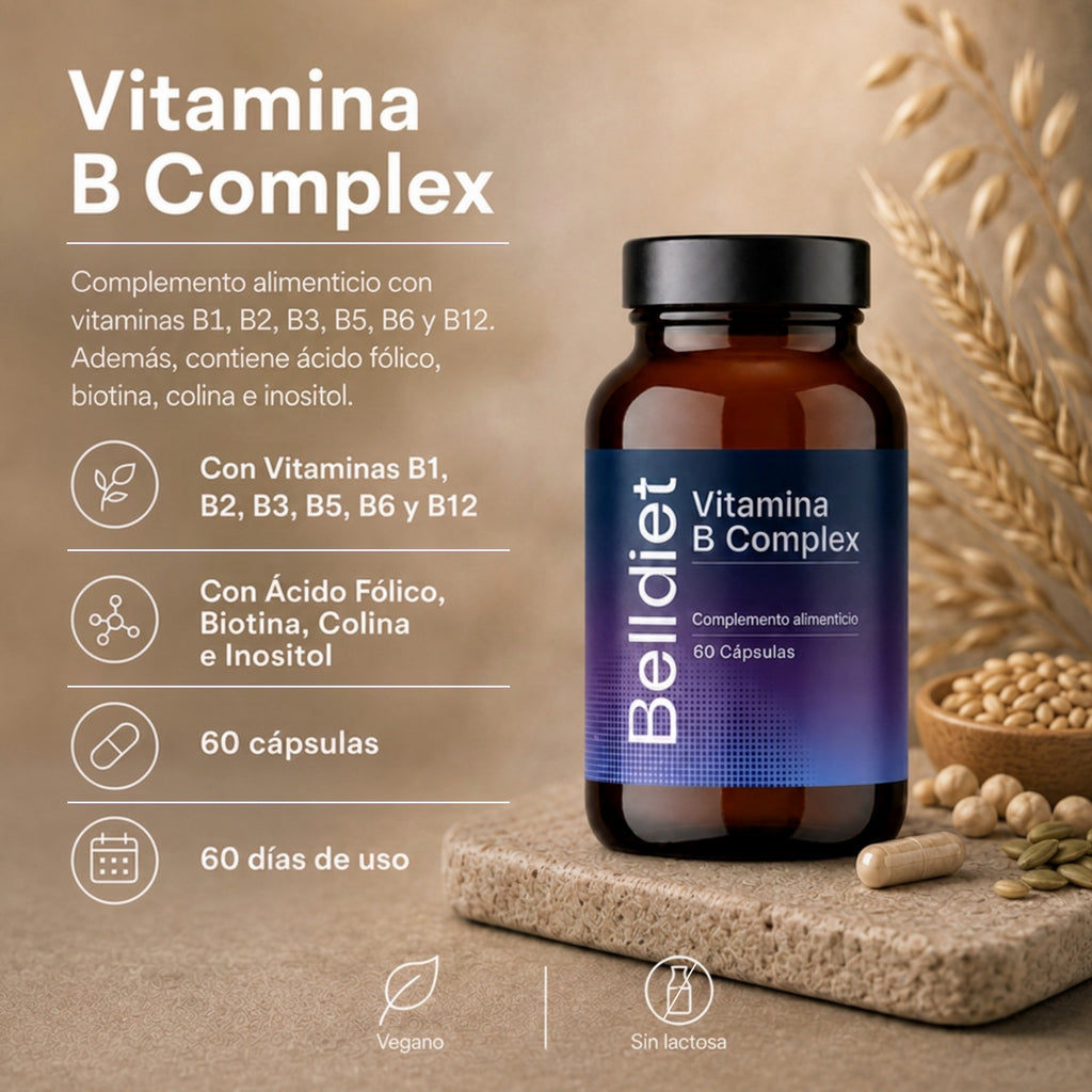 VITAMINA B COMPLEX 60 CAPS VEGETALE - 3