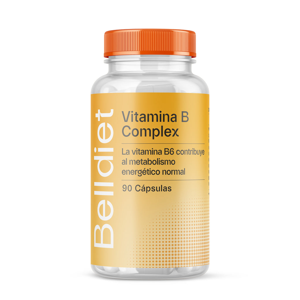 Bote de Vitamina B Complex de Belldiet, 90 cápsulas