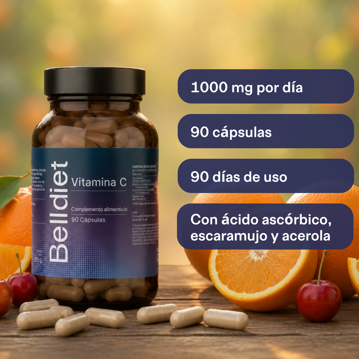 VITAMINA C 1000 MG 90 CAPS VEGETALE - 2