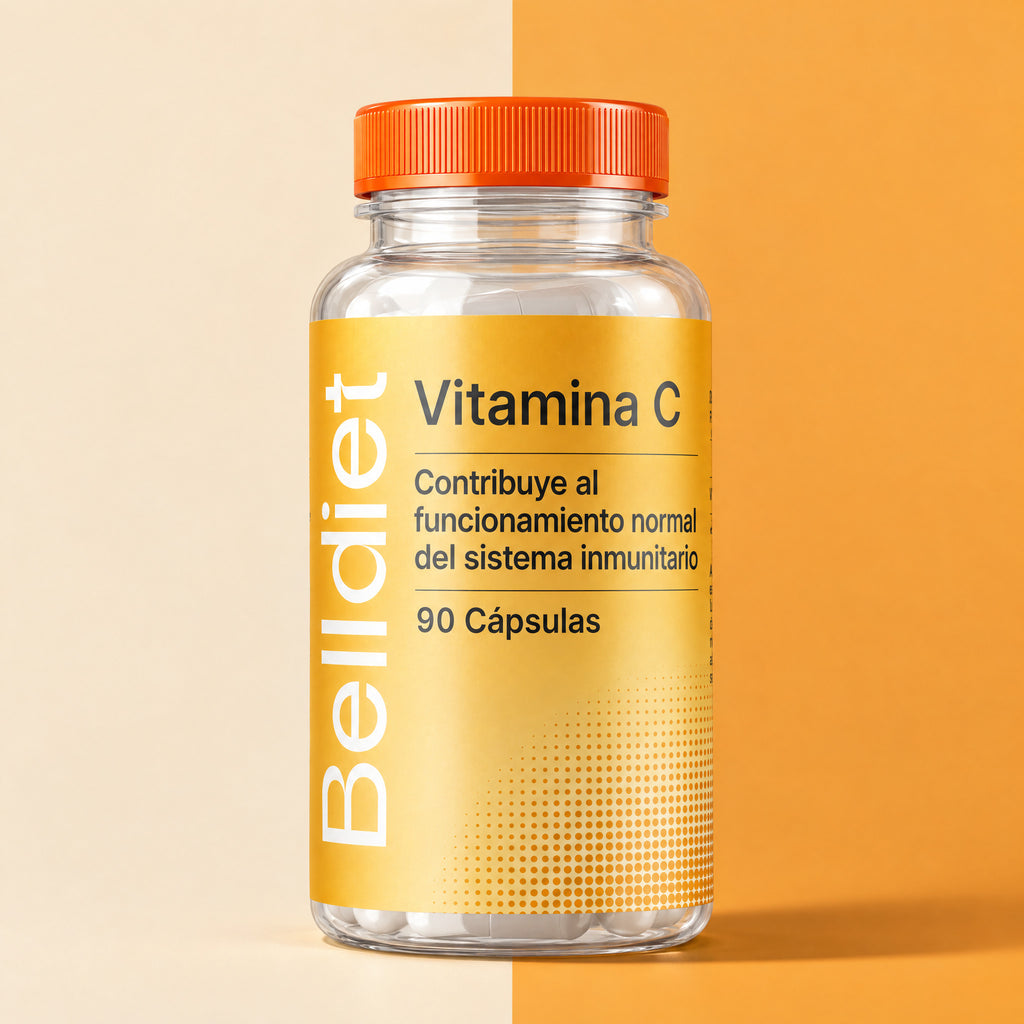 Vitamina C Ascorbato Cálcico de Belldiet, 90 cápsulas