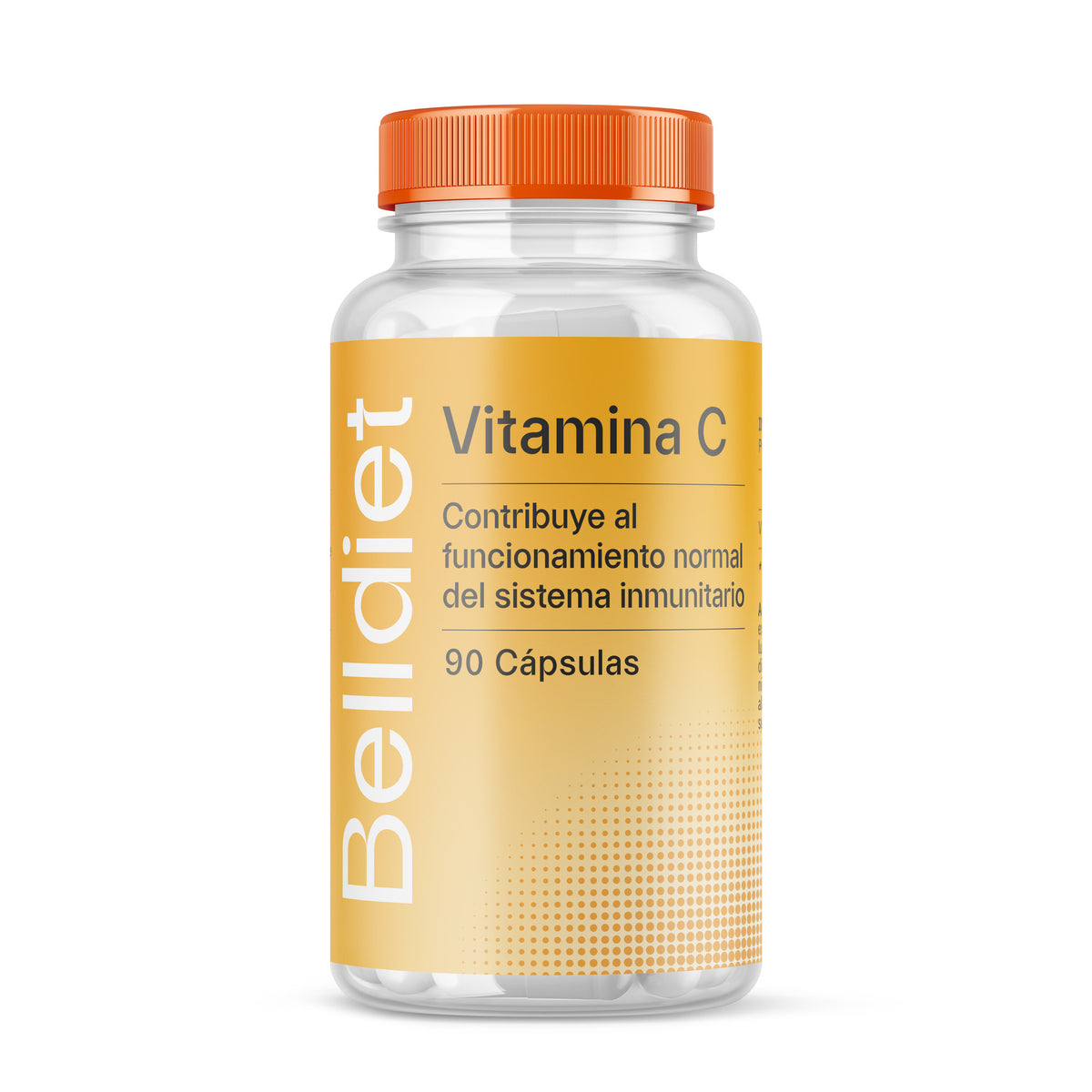 Bote de Vitamina C Ascorbato Cálcico de Belldiet, 90 cápsulas