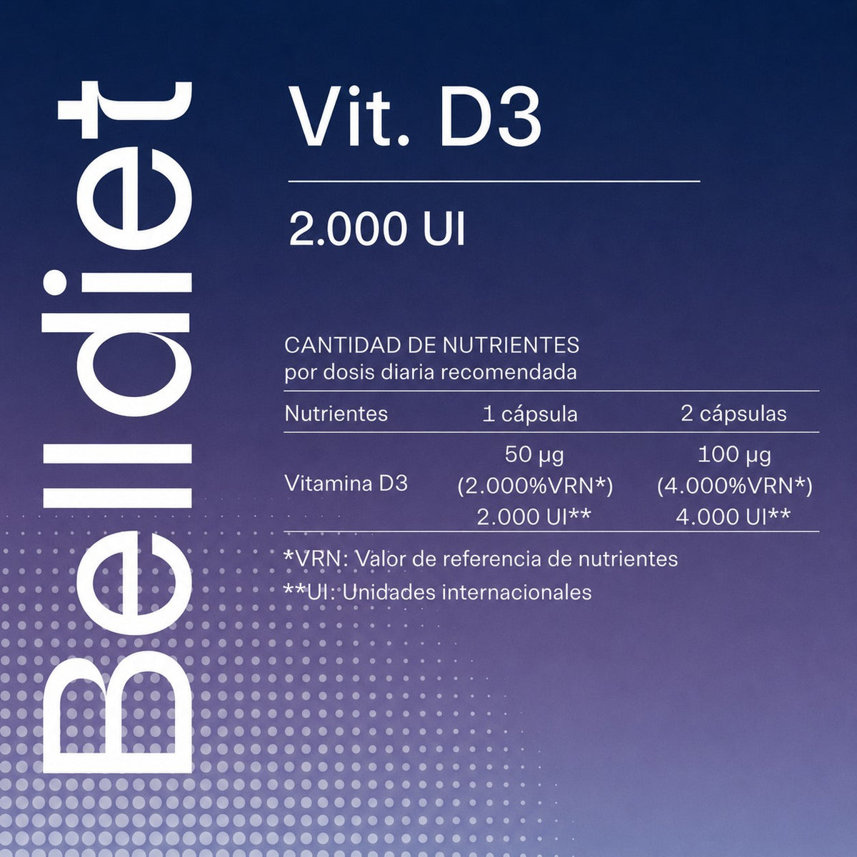 VITAMINA D3 120 CAPS VEGETALES - 6