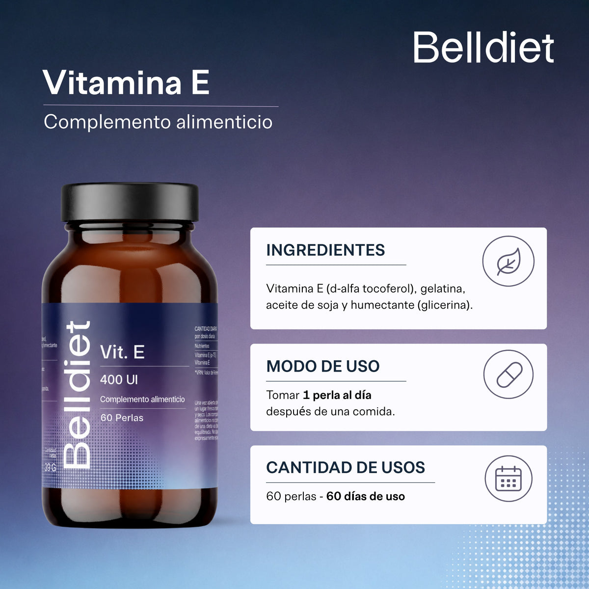 VITAMINA E 60 PERLAS - 4